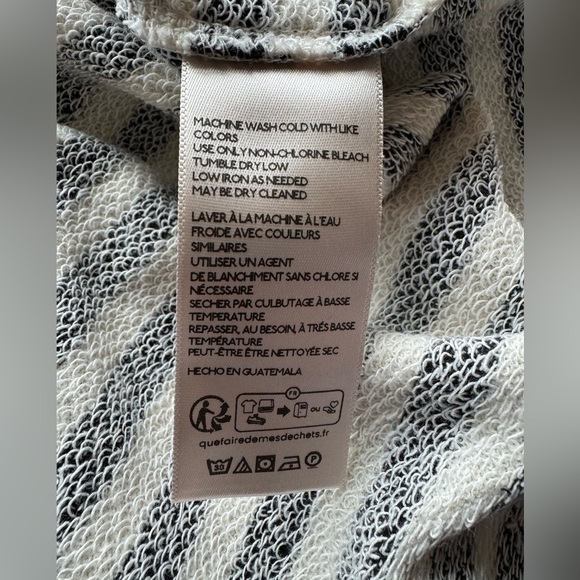 NWOT Free People Classic Striped Oversized Crewneck - Picture 8 of 8